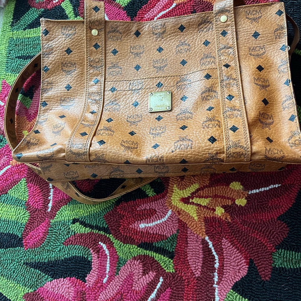 MCM Vintage Visetos Tote